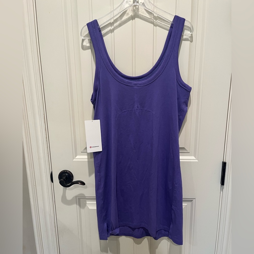 Lululemon Classic Fit Cotton Blend Scoop Dress